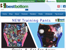 Tablet Screenshot of bestbottomdiapers.com